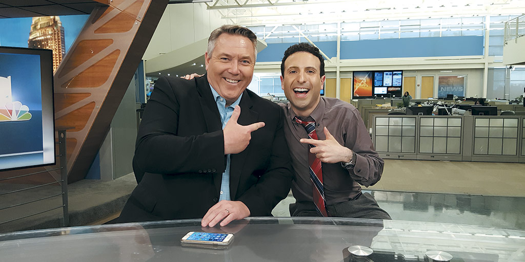 John Anderson and Matt Granite at WKYC John Anderson and Matt Granite at WKYC