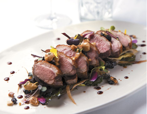 Marble Room's seared duck Marble Room's seared duck
