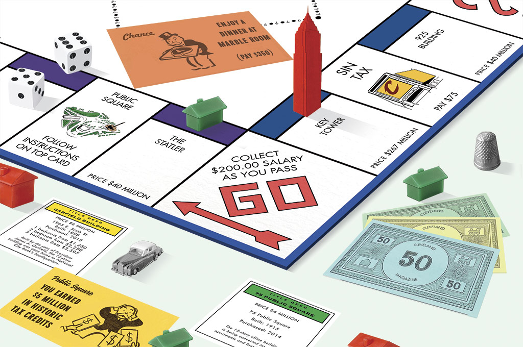 Cleveland Monopoly Board