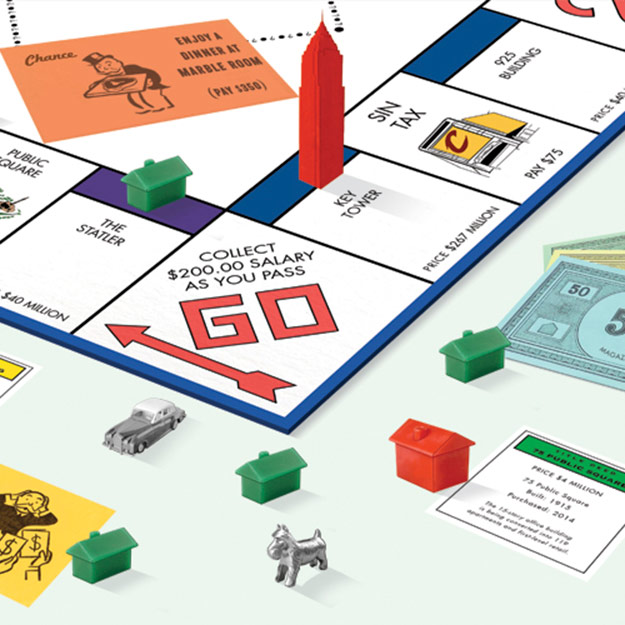 Cleveland Monopoly Board