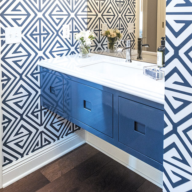 Modern Style Powder Room Modern Style Powder Room