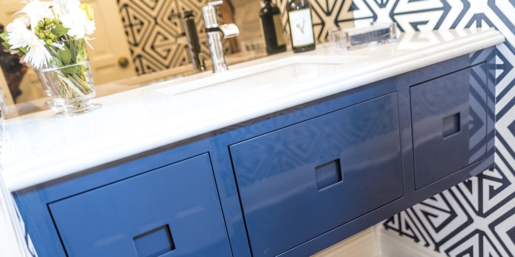 Modern Style Powder Room Modern Style Powder Room