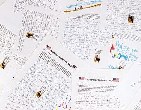 American Stories Project Letters American Stories Project Letters