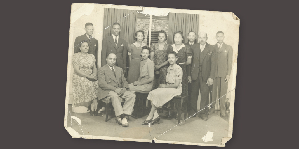 Lessie Brown and her siblings Lessie Brown and her siblings