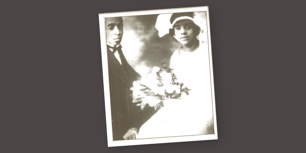 Lessie on her wedding day Lessie on her wedding day