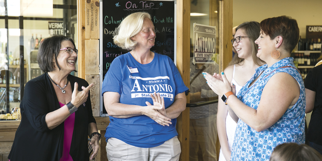 Nickie Antonio at her Pick-Nick Birthday Fundraiser