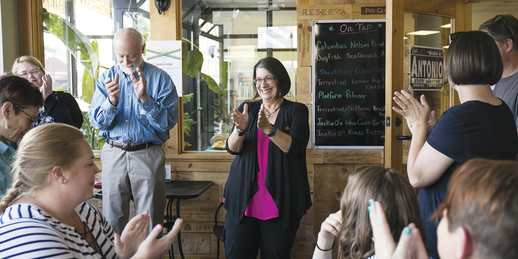 Nickie Antonio at her Pick-Nick Birthday Fundraiser