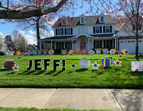 Yard Party Custom Lawn Greetings