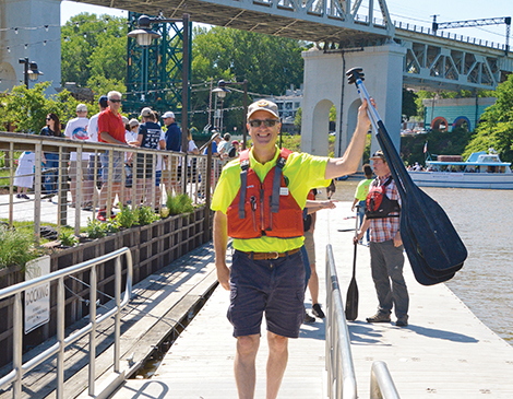 Mike Schnellinger has been paddling for 30 years. Mike Schnellinger has been paddling for 30 years.