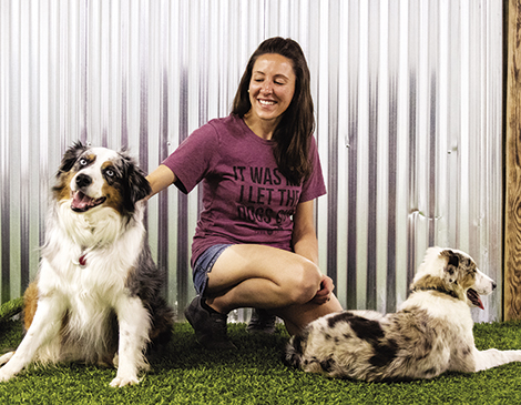 Events like dog yoga or beer tastings are organized to raise funds for local shelters and encourage people to adopt.