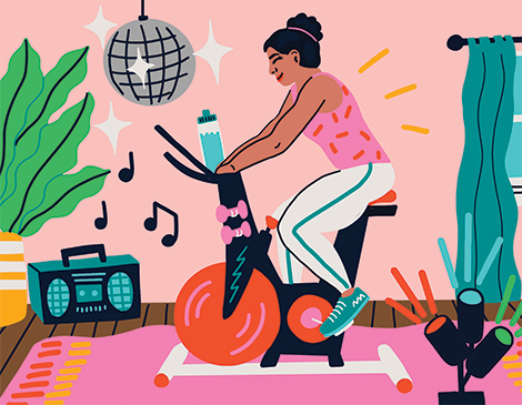 At-home Spin Class