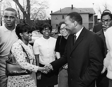 The city was in the midst of Carl Stokes' historic run to become the city's first Black mayor. The city was in the midst of Carl Stokes' historic run to become the city's first Black mayor.