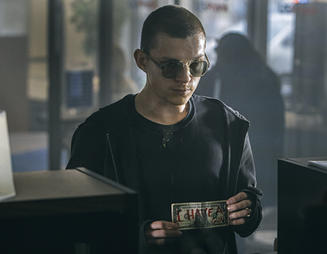 Tom Holland stars in Cherry as a veteran dealing with PTSD. Tom Holland stars in Cherry as a veteran dealing with PTSD.