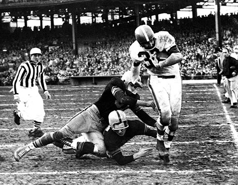 1955: The Cleveland Browns Beat The Pittsburgh Steelers 23-0 1955: The Cleveland Browns Beat The Pittsburgh Steelers 23-0