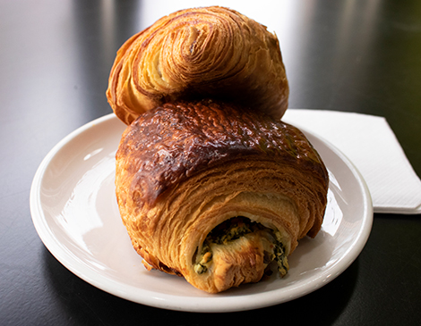 Blackbird Baking Co.’s spinach and feta croissant Blackbird Baking Co.’s spinach and feta croissant