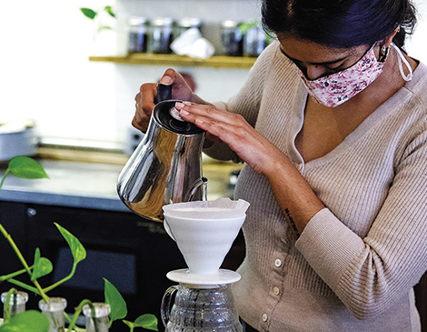 The local coffee shop's new business model gives its employees an input on operations as well as stakes in the company. The local coffee shop's new business model gives its employees an input on operations as well as stakes in the company.