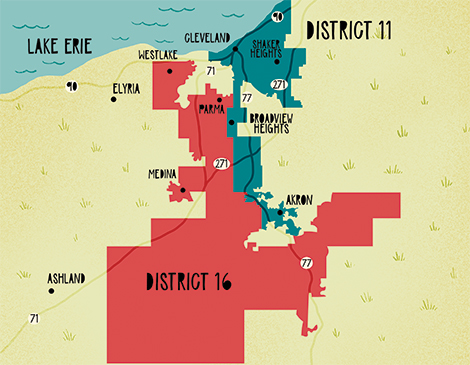 In the 11th and 16th congressional districts of Ohio, local issues are getting the short shrift. Could this year’s redistricting change that? In the 11th and 16th congressional districts of Ohio, local issues are getting the short shrift. Could this year’s redistricting change that?