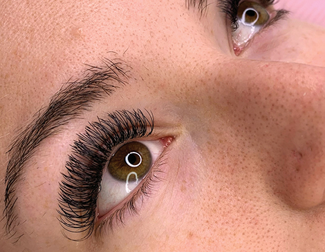 Lash extensions from Lakewood's Blush Beauty Bar Lash extensions from Lakewood's Blush Beauty Bar