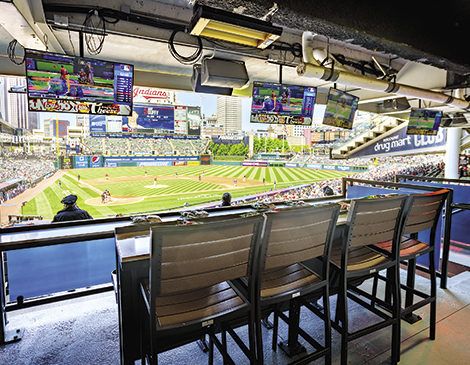 Progressive Field’s new open-air suite Progressive Field’s new open-air suite