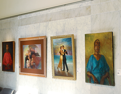 Curated Courthouse showcases work from local and regional artists such as Danny Ratcliff.
