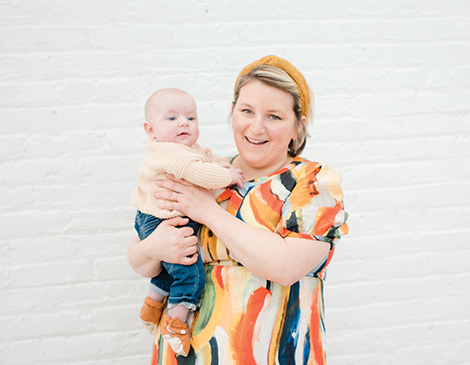 Bailey Wilson and her son, Otto