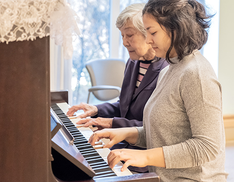 Music can help provide clarity, social benefits and more for those struggling with anxiety, confusion and memory loss. Music can help provide clarity, social benefits and more for those struggling with anxiety, confusion and memory loss.