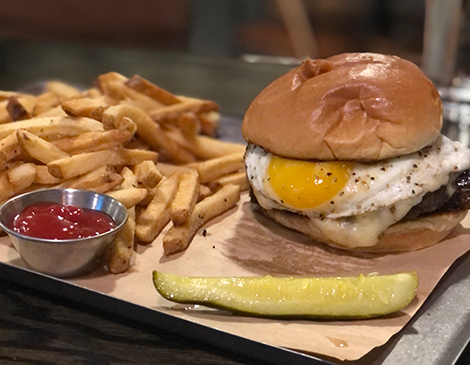 Old River Tap and Social's Old River Burger