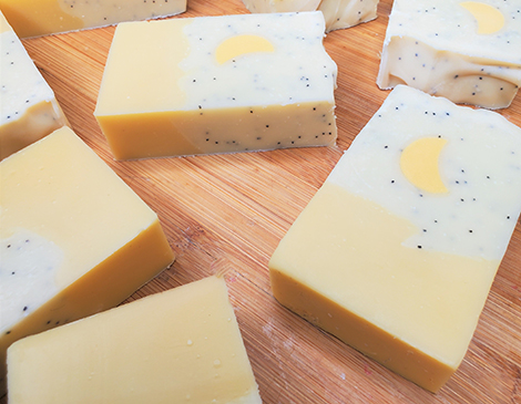 Kali's Creations_Lemon Poppy Seed Bar Soap_Cleveland Ohio_Handmade Soap_Body Essentials Kali's Creations_Lemon Poppy Seed Bar Soap_Cleveland Ohio_Handmade Soap_Body Essentials
