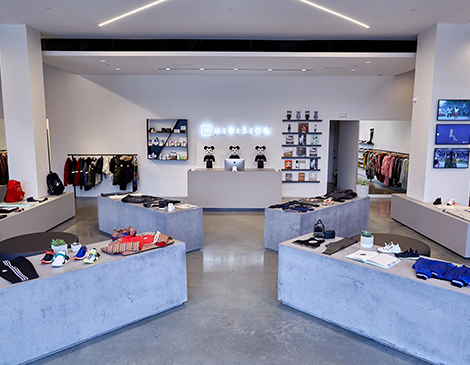 Xhibition’s Shaker Heights location features high-end streetwear and  well-known celebrity brands Xhibition’s Shaker Heights location features high-end streetwear and  well-known celebrity brands