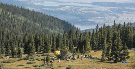 Aid Station before Mount Hope