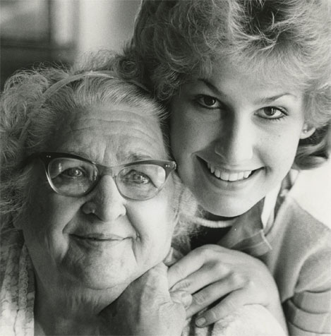 Julie Mooney and her grandmother