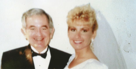 Julie Mooney at her wedding