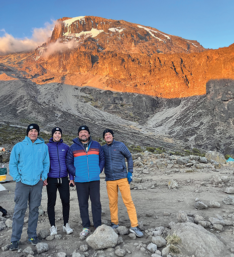 Cavs Spanish Announcer Goes on Touching Family Trek to Top of Mount Kiliamanjaro Rafa Hernandez-Brito