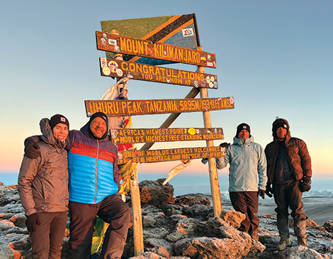 Cavs Spanish Announcer Goes on Touching Family Trek to Top of Mount Kiliamanjaro Rafa Hernandez-Brito