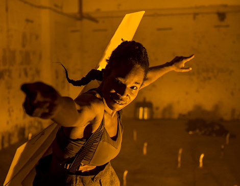 Performance still from Memoirs of a…Unicorn (Marjani Fortè-Saunders)