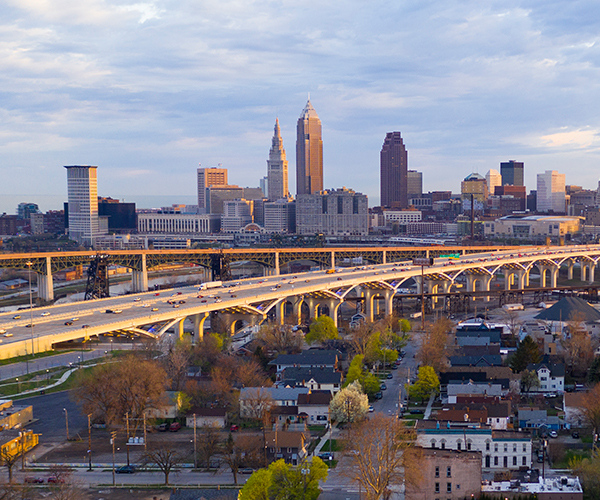 Downtown Cleveland Skyline