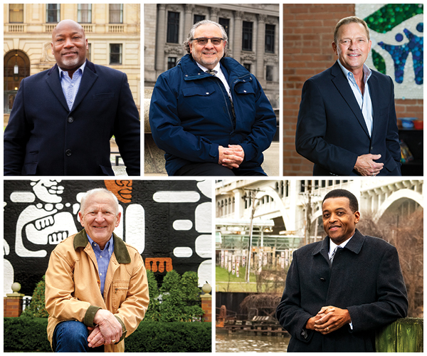 Eddie Taylor Jr., Joe Marinucci, John Habat, Jack Schron and Randell McShepard