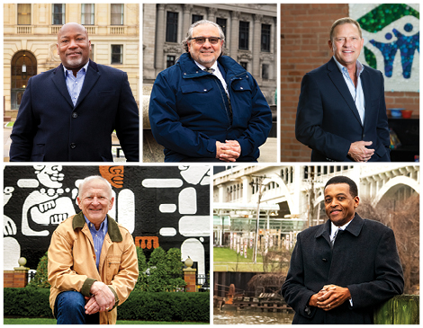 Eddie Taylor Jr., Joe Marinucci, John Habat, Jack Schron and Randell McShepard Eddie Taylor Jr., Joe Marinucci, John Habat, Jack Schron and Randell McShepard