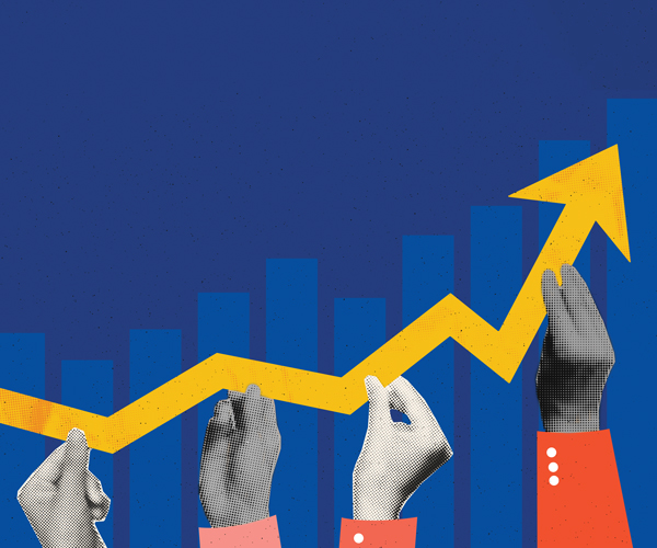 hw-cc-thumbnail graphic with four hands holding up a chart showing upward growth
