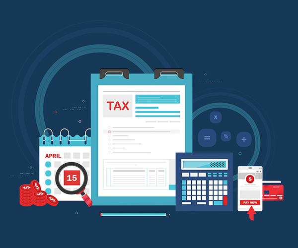 tax-season-thumbnail An illustration showing tax-related items