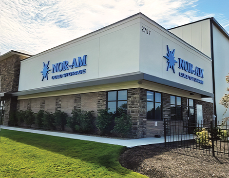upfront-noram-article The exterior of the Nor-Am Cold Storage building