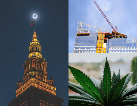 Sherwin-Williams Skyscraper, Total Solar Eclipse, Marijuana Legalization Sherwin-Williams Skyscraper, Total Solar Eclipse, Marijuana Legalization