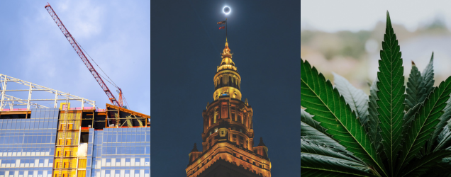 Sherwin-Williams Skyscraper, Total Solar Eclipse, Marijuana Legalization