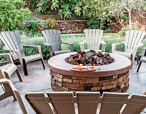 Backyard fire pit Backyard fire pit