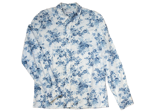 Blue Floral Shirt