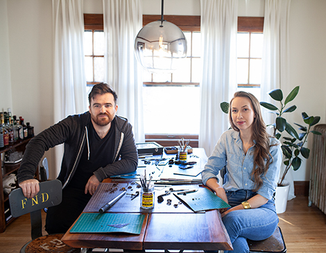 Bobby and Danielle Allen started the Circle Craft in the attic of their Cleveland Heights home. Bobby and Danielle Allen started the Circle Craft in the attic of their Cleveland Heights home.