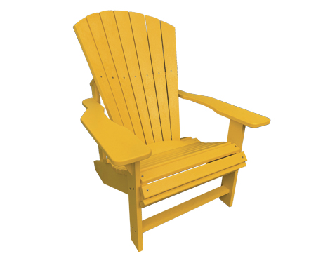 Classic Yellow Adirondack