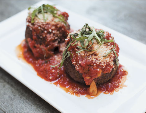 Deep-fried meatballs Deep-fried meatballs
