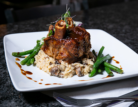 Element 41 focuses on hyperlocal ingredients while churning out delicately prepared dishes, such as the braised pork osso buco with cheesy mushroom risotto. Element 41 focuses on hyperlocal ingredients while churning out delicately prepared dishes, such as the braised pork osso buco with cheesy mushroom risotto.