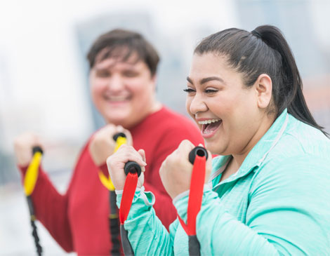 Friends Working Out Together Friends Working Out Together